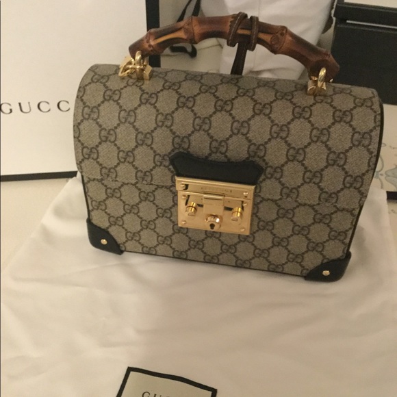PADLOCK GG SMALL BAMBOO SHOULDER BAG! BRAND NEW!!! - Picture 3 of 15